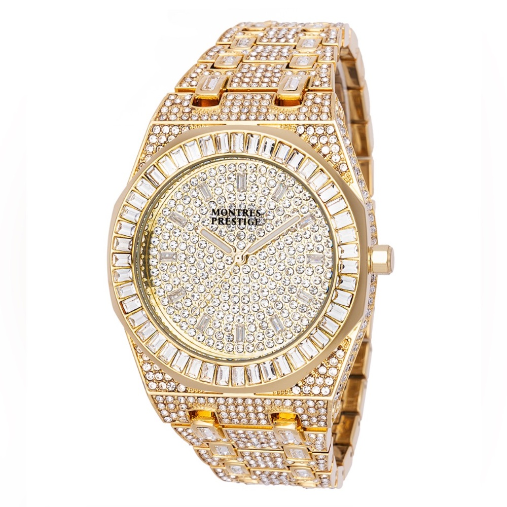 Montres Prestige Luxe X Invicta Men's Watch - 42.5mm, Crystals 
Gold Men's Watch